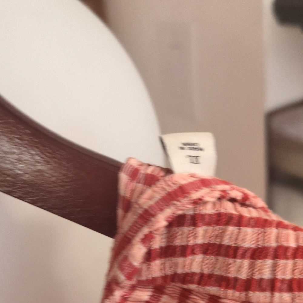 Scotch & Soda Red Checkered Backless Dress - Picture 5 of 10